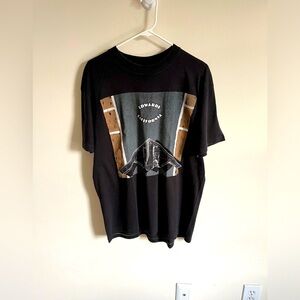 Vintage Single Stitch Artex B-2 Bomber Edwards California T-Shirt Size L